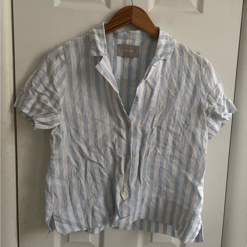 Everlane Striped Linen Shirt